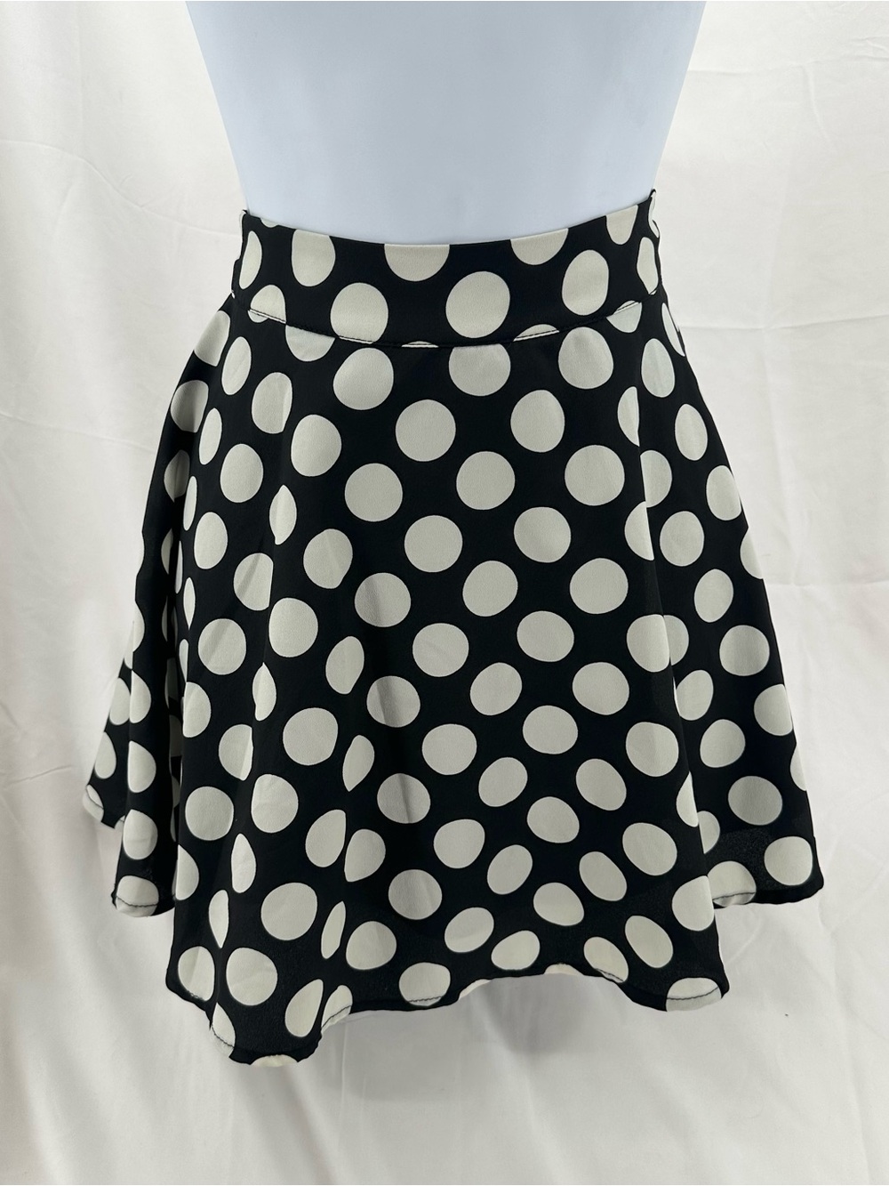 Polka Dot Twee Coquette Forever 21 Mini Skirt